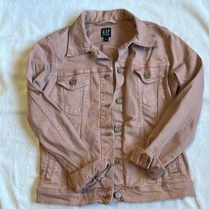 Gap pink denim jacket size XS